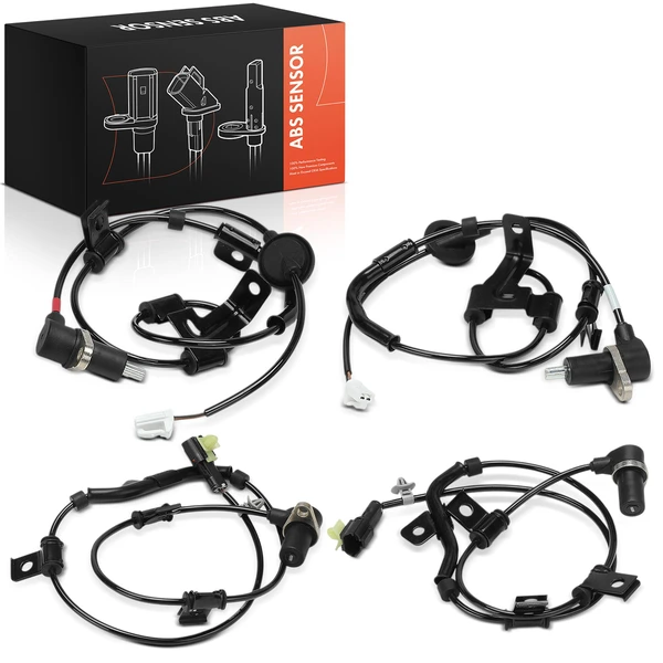4 Pcs Front & Rear ABS Wheel Speed Sensor for 1999-2000 Hyundai Elantra