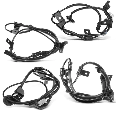 4 Pcs Front & Rear ABS Wheel Speed Sensor