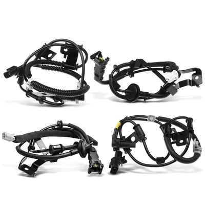 4 Pcs Front & Rear ABS Wheel Speed Sensor