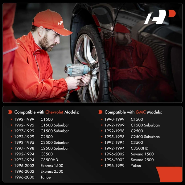 Front Driver ABS Wheel Speed Sensor with Dust Shield for Chevy C1500 K1500 2500 GMC