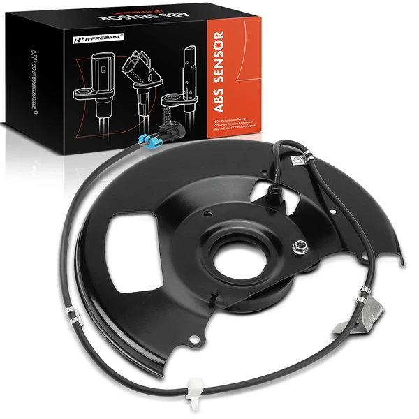 Front Passenger ABS Wheel Speed Sensor with Dust Shield for 1990-1999 GMC C1500