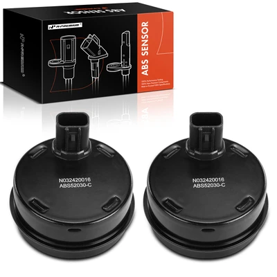 2 Pcs Rear ABS Wheel Speed Sensor