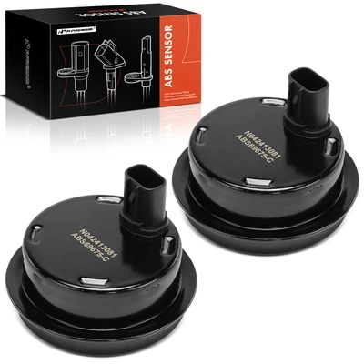 2 Pcs Rear ABS Wheel Speed Sensor