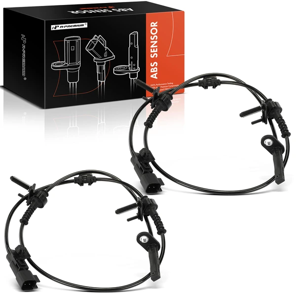 2 Pcs Front ABS Wheel Speed Sensor with Heavy Duty Brakes for 2016-2020 Cadillac CT6