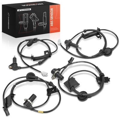 4 Pcs Front and Rear ABS Wheel Speed Sensor