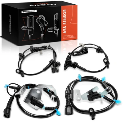 4 Pcs Driver & Passenger ABS Wheel Speed Sensor