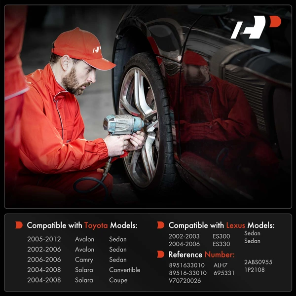 Rear Passenger ABS Wheel Speed Sensor for Toyota Camry 02-06 Solara ES330