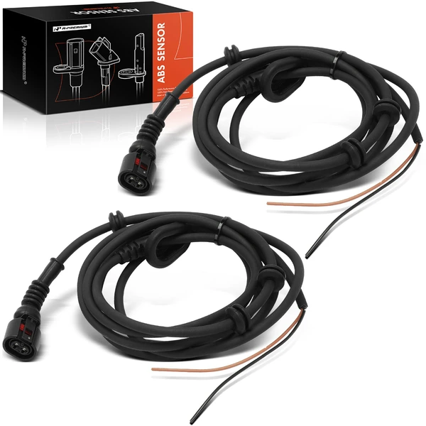 2 Pcs Front ABS Wheel Speed Sensor for Volkswagen Jetta Beetle Golf GTI