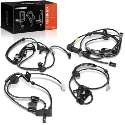 4 Pcs Front & Rear ABS Wheel Speed Sensor