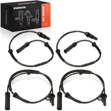 4 Pcs Front & Rear ABS Wheel Speed Sensors