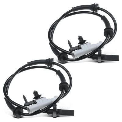 2 Pcs Rear Driver & Passenger ABS Wheel Speed Sensor