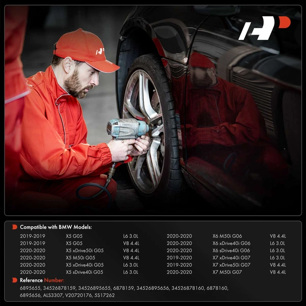 4 Pcs Front & Rear ABS Wheel Speed Sensor for BMW G05 G06 G07 X5 2019-2020 X6 2020