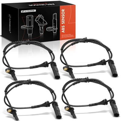 4 Pcs Front & Rear ABS Wheel Speed Sensor