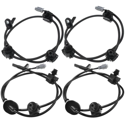 4 Pcs Front & Rear ABS Wheel Speed Sensor