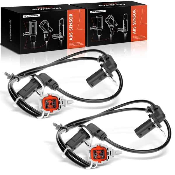 2 Pcs Rear Driver & Passenger ABS Wheel Speed Sensor for 2003-2006 INFINITI G35