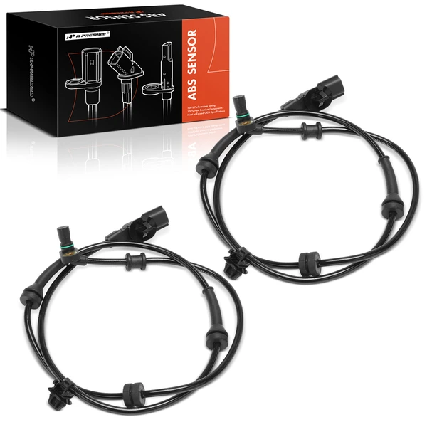 2 Pcs Front Driver & Passenger ABS Wheel Speed Sensor for 2011-2013 INFINITI QX56