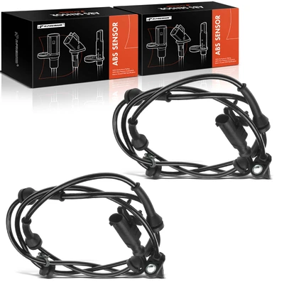 2 Pcs Driver & Passenger ABS Wheel Speed Sensor