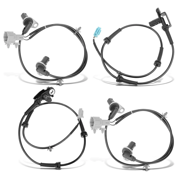 4 Pcs Front & Rear ABS Wheel Speed Sensor for Nissan 350Z Z33 03-09 Infiniti G35