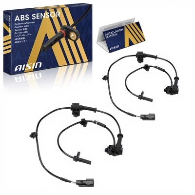 AISIN 2 Pcs Front ABS Wheel Speed Sensor