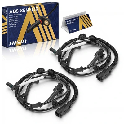 AISIN 2 Pcs Front ABS Wheel Speed Sensor