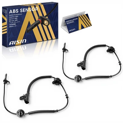 AISIN 2 Pcs Front ABS Wheel Speed Sensor
