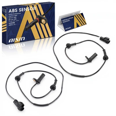 AISIN 2 Pcs Front ABS Wheel Speed Sensor