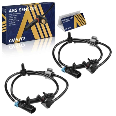 AISIN 2 Pcs Front ABS Wheel Speed Sensor
