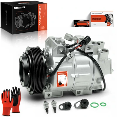 AC Compressor with Clutch & Pulley