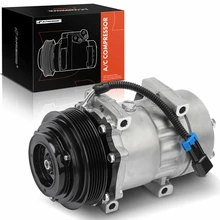2006 2008 Peterbilt 387 AC Compressor with Clutch with 6-Groove Pulley A-Premium APACC628