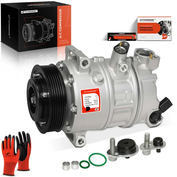 2011-2013 Volkswagen Jetta A/C Compressor with Clutch A-Premium APACC926