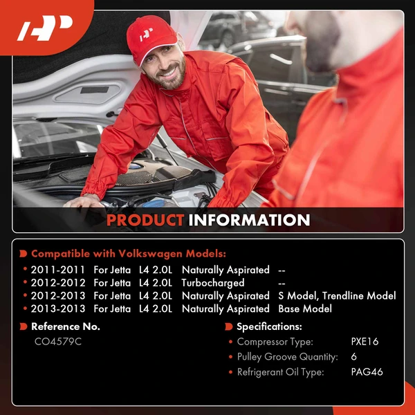 A/C Compressor with Clutch A-Premium APACC926