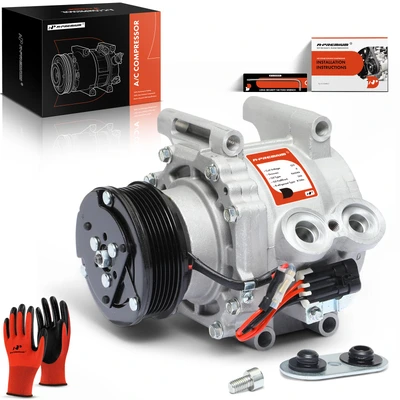 AC Compressor with Pulley & Clutch
