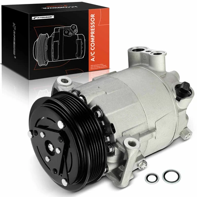 AC Compressor with 6-Groove Pulley