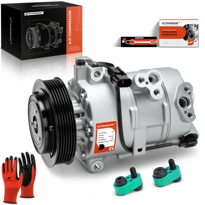 AC Compressor with Clutch 2 Boss Mounts