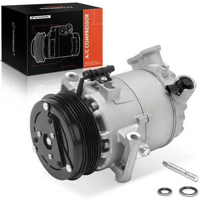 AC Compressor with 5-Groove Pulley