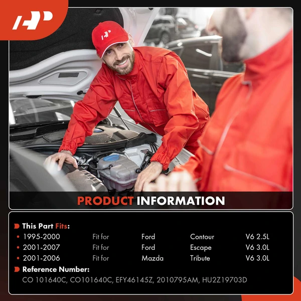 AC Compressor with Clutch with 6-Groove Pulley A-Premium APACC437