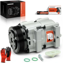 1999-2000 Ford Windstar AC Compressor with Clutch with 6-Groove Pulley A-Premium APACC708
