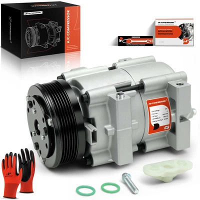 AC Compressor with Clutch & Pulley