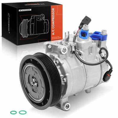 AC Compressor with Clutch & Pulley