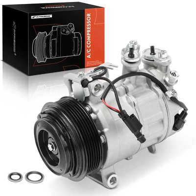 AC Compressor with Clutch & Pulley