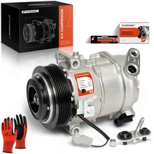 2014-2017 2019-2020 Jeep Cherokee AC Compressor with Clutch with 6-Groove Pulley A-Premium APACC769