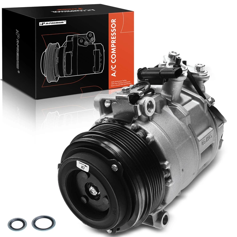 AC Compressor with Clutch for Mercedes-Benz C400 E400 GL450 S550 GLC43 AMG Metris