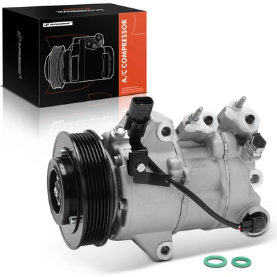 AC Compressor with 6-Groove Pulley