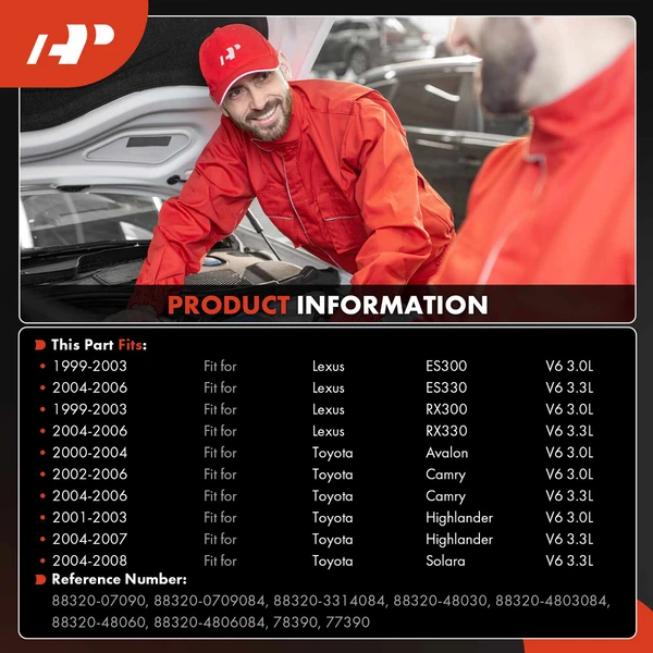 AC Compressor with Clutch with 6-Groove Pulley A-Premium APACC019