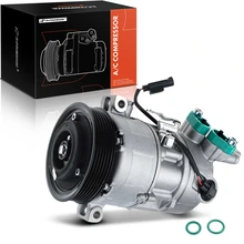 AC Compressor, With Clutch, With 6-Groove Pulley, 4.33 in. Pulley Diameter