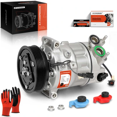 AC Compressor with Pulley & Clutch