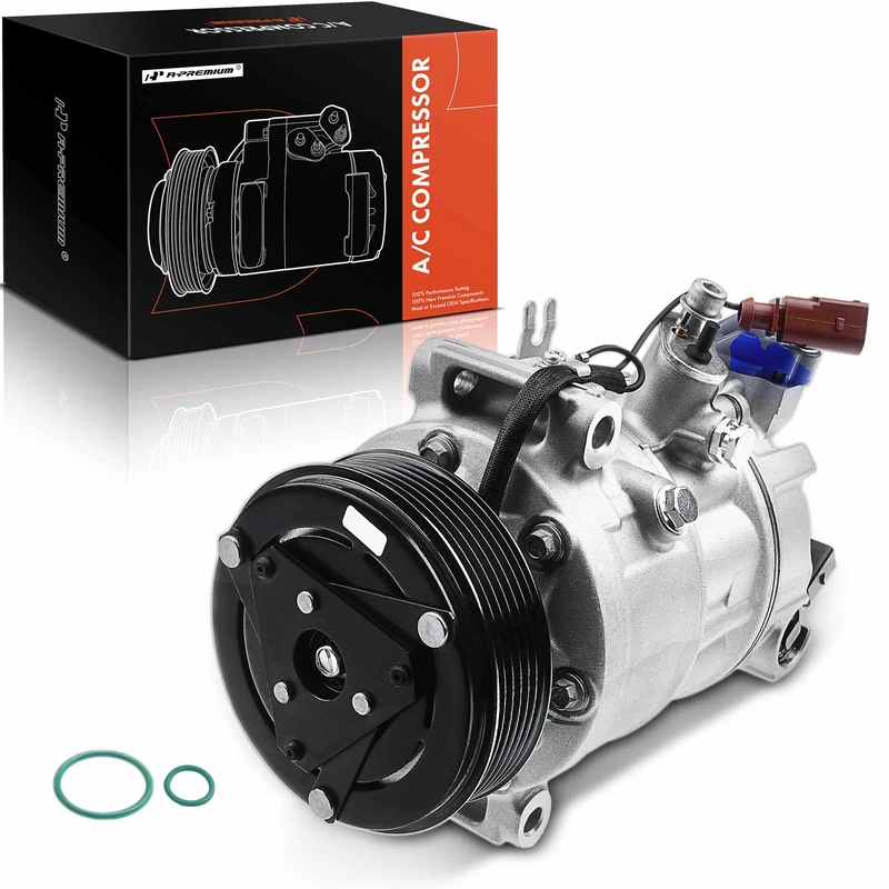 AC Compressor with Clutch for Volkswagen Atlas 2018-2022 Beetle Passat BMW X5