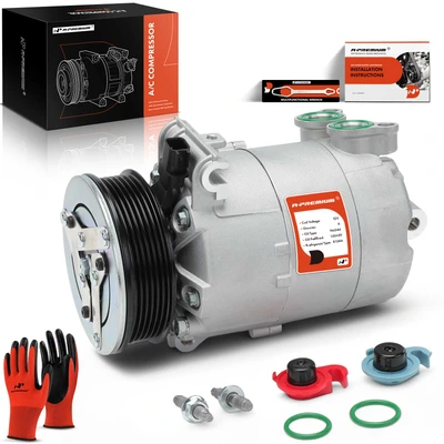 AC Compressor with 6-Groove Pulley & VS16 Style