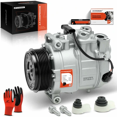 AC Compressor with Pulley & Clutch