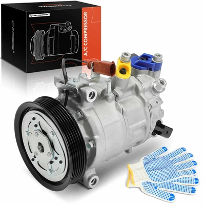 AC Compressor with Pulley & Clutch